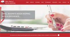 Desktop Screenshot of madaboutbookkeeping.co.uk