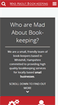 Mobile Screenshot of madaboutbookkeeping.co.uk